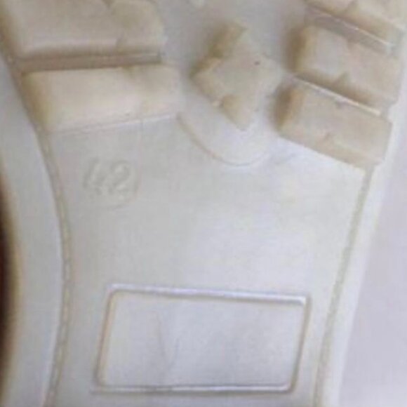 New! Orange suede shoes (size 42) - Picture 3 of 3